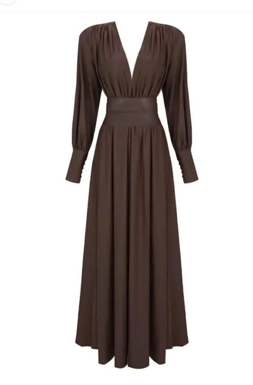 Long Brown Maxi dress